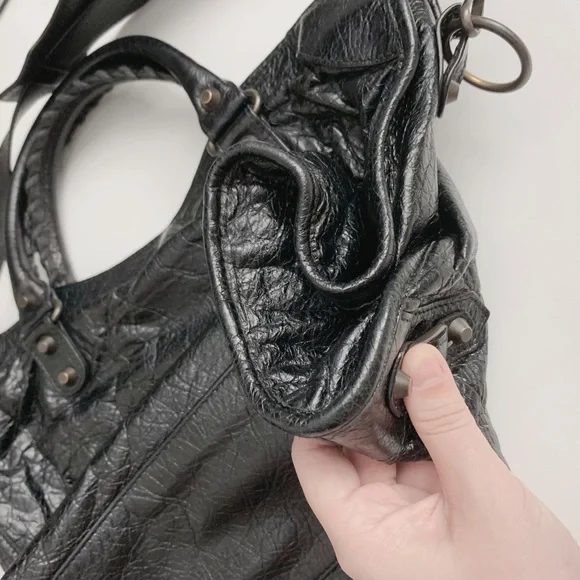 💯NEW & Authentic Balenciaga Neo Cagole City Lambskin Leather Tote Bag‼️ - Picture 12 of 14